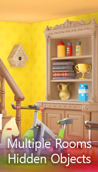 Multiple Rooms Hidden Objects