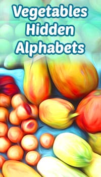 Vegetables Hidden Alphabets